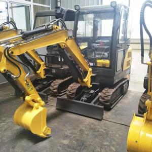 3 Ton Used Excavator Machine Rubber Track Small Home Excavator