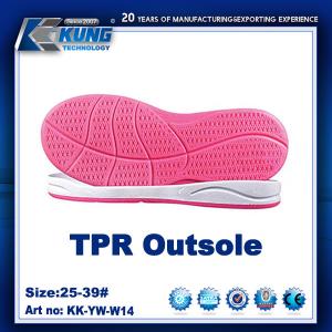 China Lightweight TPR EVA Outer Sole Practical Wear Resistant For Men Shoes supplier