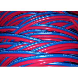China 6MM Grade R Rubber Twin Welding Hose Red & Blue 20 Bar For Gas Cutting BS EN559 supplier