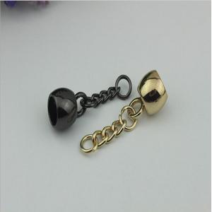 China New product hanging light gold 50*10 mm bag hardware metal caps for tassel supplier