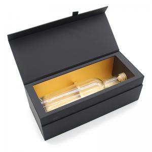 China Custom Logo Luxury Cardboard Box For Glass Wine Bottle Packaging OEM supplier