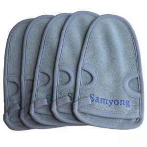 China Turkish Exfoliating Bath Gloves 100% Natural Rayon For Shower supplier