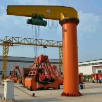 China 360 Degree Rotation Column Crane Fixed Jib Hoist Crane 2 Ton Remote Control on sale