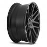 Custom Size 22 Forged Rims Wheel With Matte Black Spoke Barrels For Luxury Car