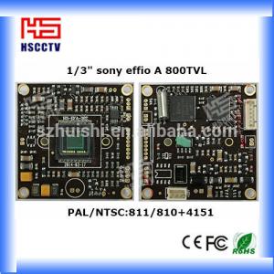 800TVL 1/3" sony effio A CCD PCB camera