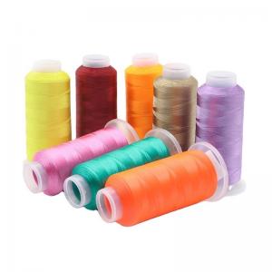 120D Viscose Rayon Embroidery Thread With UV Protection Abrasion Resistance