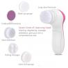 5 In 1 Waterproof Sonic Silicone Facial Cleansing Brush Electric