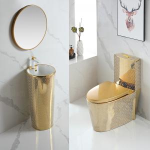 China T&F OEM Bathroom Toilet Bowl Gold Ceramic One Piece Western Toilet supplier