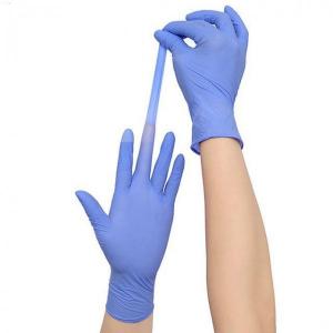 China S-xl 24cm Length Non Medical Nitrile Gloves / Fda Approved Nitrile Gloves supplier