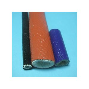 High Temperature Fiberglass Sleeving , Silicone Cable Sleeve