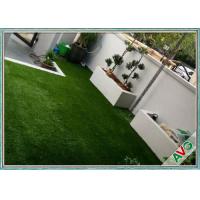 China SGS Landscaping Artificial Grass Carpet Roll With Monofil PE / Curly PPE Material on sale