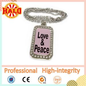 China Customized LED dog tag necklace for kids with your own design supplier