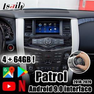 Lsailt 4G Android 9.0 CarPlay&multimedia video interface with YouTube, Netflix for 2018-2021 Nissan Patrol