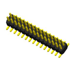 China Type carte PCB Pin Connector de Pin Header Connector Single Plastics SMT de 2 rangées 1.0mm supplier