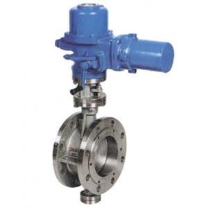 Multilevel Triple Offset Butterfly Valve Electric Actuated Operation