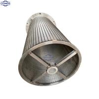 China Catalytic reformer wedge wire screen tube stainless steel Rotary drum filter screen on sale