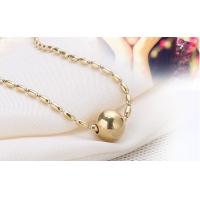 Steel Ball Pendant Necklace Fashion Jewellery Stainless Steel Jewelry Gold Plating Necklace