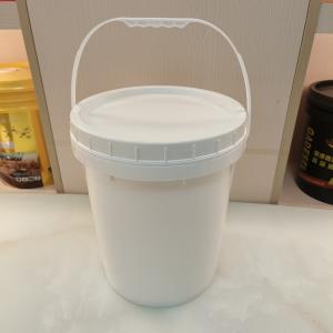 China High Stackability Plain White 5 Gallon Bucket With Lid Bpa Free supplier