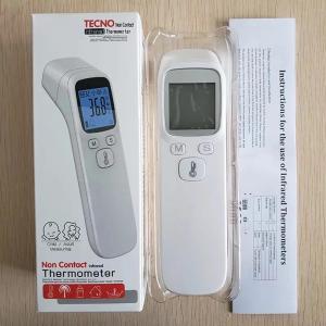 Non-contact Digital IR infrared thermometers gun free hand design Red Electronic thermometers for Baby Adult