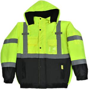 PVC ID 4 Pockets Waterproof Windproof Softshell Jacket 300D Oxford PU Coating