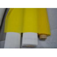 China 460 Mesh Yelllow Polyester Screen Printing Mesh For Electronics Printing on sale