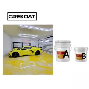 China Metallic Concrete Epoxy Resin floor Paint UV Protection Coating Naturally De Foaming supplier