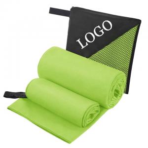 China Wholesale Custom Size Microfiber Sports Towel For Gym with Mesh bag supplier