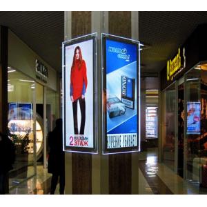 China Edgelight Led Light Box Signage 200cm Advertising Led Poster Board supplier