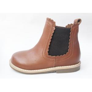 Handmade Side Zipper Baby Ankle Boots For Boys And Girls 3-6 Years Old