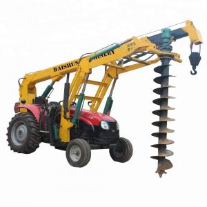 China Hydrualic Auger Crane Pile Drive Tractor Mounted Hammer Piling Machine 100HP supplier