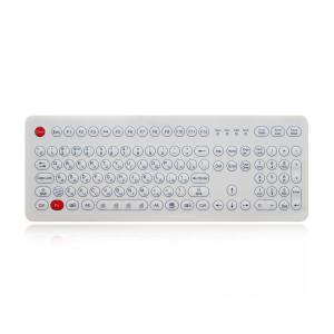 Ip68 Washable Waterproof Membrane Keyboard Russia Layout With Metal Dome Pcb