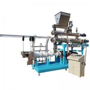 China Twin Screw Pet Feed Extruder High Output Shrimp Fish Feed Pellet Extruder supplier