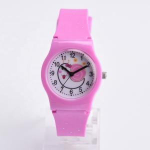 Mini Flexible Silicone Rubber Wristband Watch With Slap Strap DWG-R0117