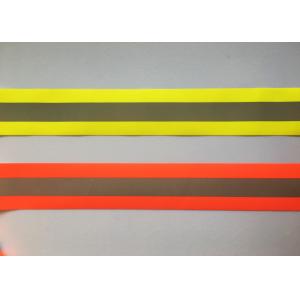 100% Polyester High Visibility Silver reflective tapes for Safety Vests / clothing