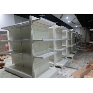 China Pegboard Supermarket Metal Shop Display Shelves Cold Rolled Steel Durable supplier