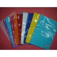 China glossy  pvc plastic protective book cover, no sticker plastic dust jacket for book on sale