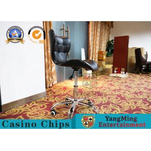 Anti -  Ultraviolet Casino Gaming Chairs  ,  Modern Mini Fixed Armrest Lifting Rotary Computer Chair