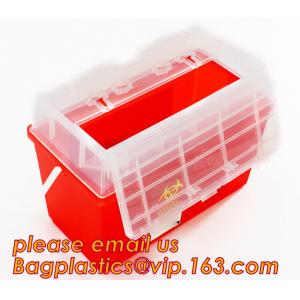 5-quart sharp containers regulations, biohazard sharp container, Disposable dual biohazard supplies - syringes without n