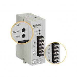 China PWM Pulse PLC 24V Din Rail Power Supply 2.5A Overload Protection supplier