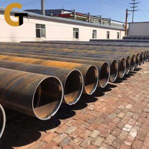 China Xs X52 X42 Carbon Steel Welded Pipe For Water Ms Oval Pipe supplier