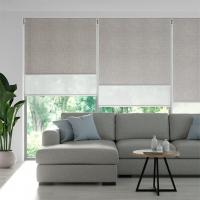 China Wifi Rechargeable Window 300cm Sunblock Patio Roller Shades on sale