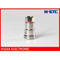 China Electronic RF DIN Type 1/2 Feeder Cable Female Antenna Connector Nickel Plated DC 2.5GHz on sale