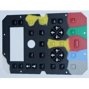 China Multi Button Flexible Rubber Membrane Switch Keypad For Control Panel supplier