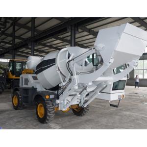 500 Liters Self Loading Mobile Concrete Mixer With Pump Hydraulic System