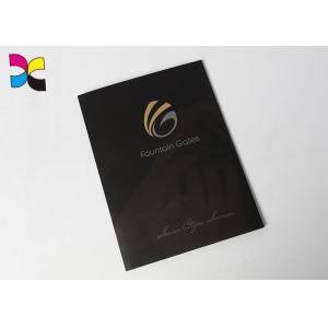 China Eco Friendly Recycled File Folders , CMYK Color Hardcover Presentation Folder supplier