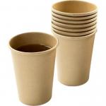 Insulated Lining Printed 18oz Biodegradable Kraft Paper Cups Hot Beverage Packaging