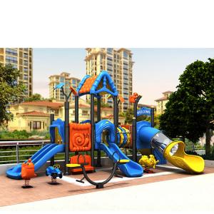 China Outdoor Kids Playground Equipment Slide Play Sets supplier