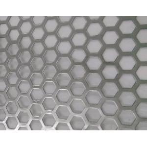 China Hexagonal Hole Perforated Metal Perforated Aluminum Sheet 2mm thick 3003 5005 5052 6061 3004 supplier