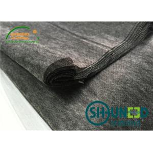 PA Coating Non Woven Interlining Black For Men And Women ' s Clothes