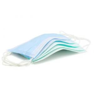 China Skin Friendly Earloop Disposable Blue Mask , Disposable Mouth Cover Ears Wearing supplier